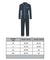 Poseidon Mens Blue Satin Pyjamas - Size Chart | Bown of London